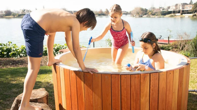 El Spa en el jardín: cómo son las bañeras térmicas que pueden utilizarse todo el año